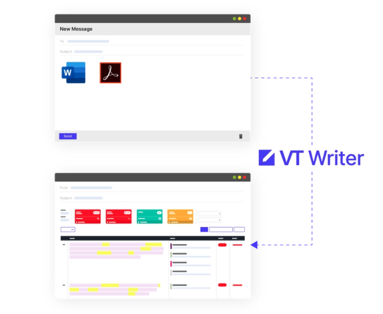 screenshot of VT Writer